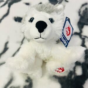 Husky Gas & Oil Gas Station Dog Mascot 7” Plush Toy by Animal House - NWT
